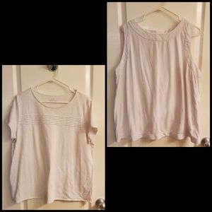 Two Well Loved Vineyard Vines Cotton Tops